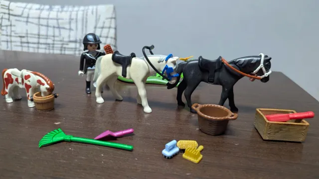 Playmobil Caballos, Jinete y Accesorios
