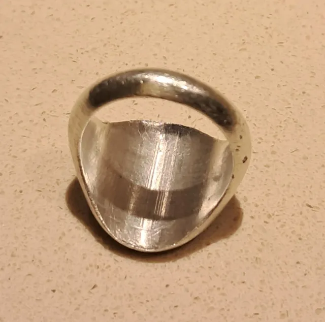 Anillo Sello Plata Grabado y Esculpido a Mano