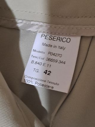 Pantalón Peserico Sign Beige Talla 38