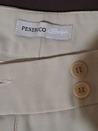 Pantalón Peserico Sign Beige Talla 38