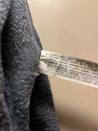 Conjunto Zara Sudadera y Pantalón Azul Talla S