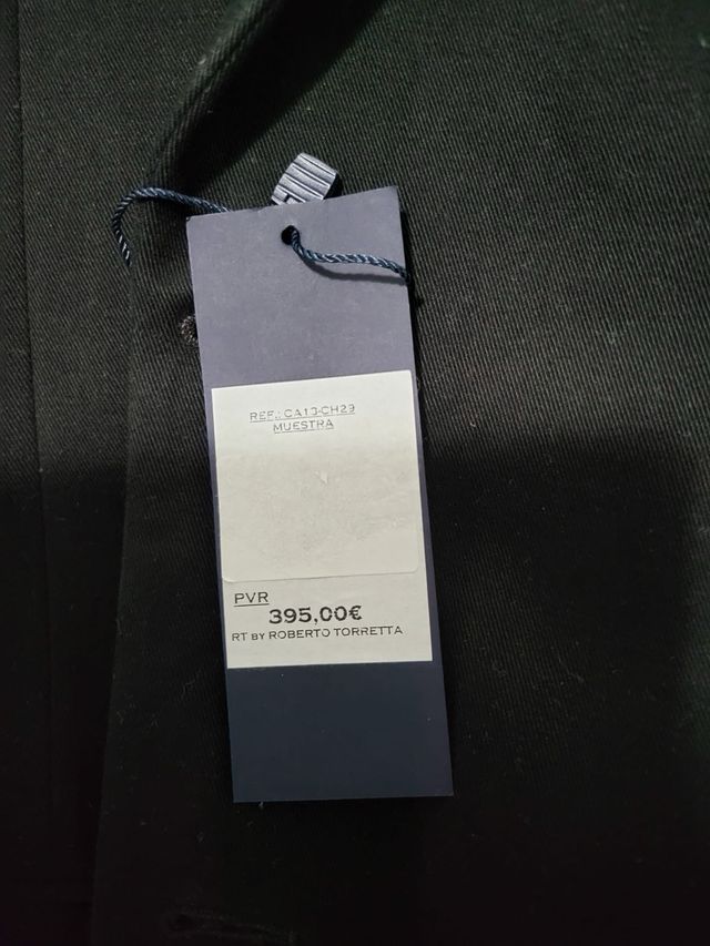 Chaqueta de caballero negra