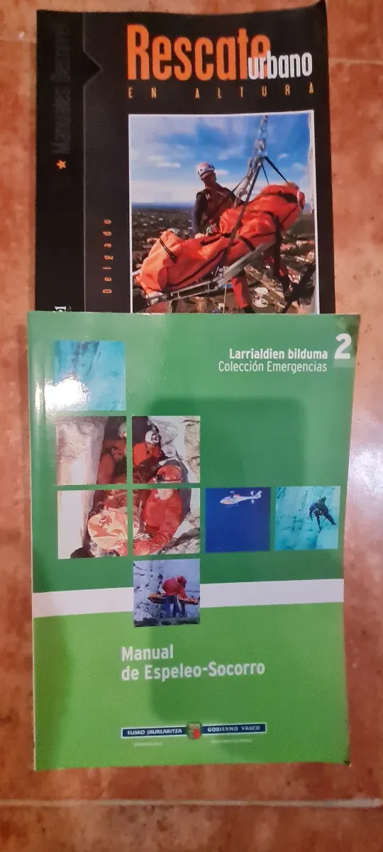Libros Rescate Urbano y Espeleo-Socorro