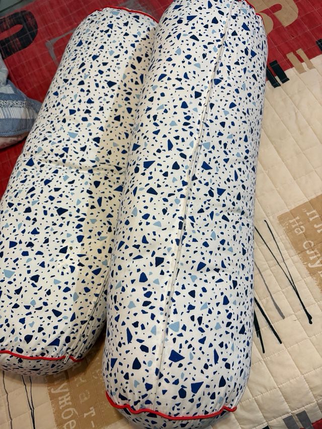 2 Cojines Decorativos Terrazzo Azul