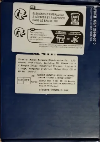 Ratón Gaming Negro y Morado