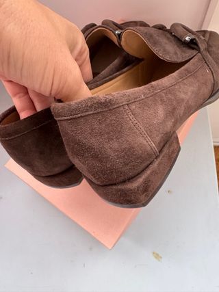 Mocasines Alma en Pena piel marrón T40