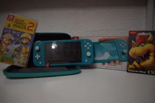 Nintendo Switch Lite Azul Casi Nueva