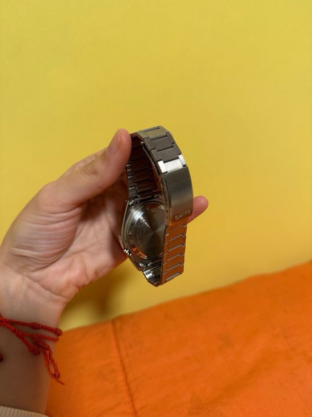 Reloj Seiko 5 Azul, Plateado y Dorado