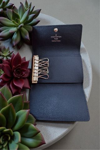 Portachiavi Louis Vuitton Damier Graphite