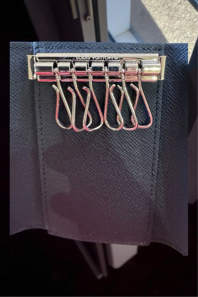 Portachiavi Louis Vuitton Damier Graphite