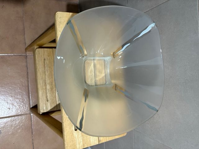 Cuenco de cristal decorativo