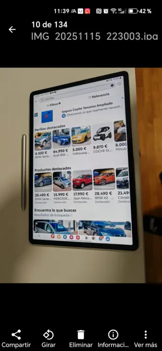 Samsung Galaxy Tab S7+ 256 gb y 8 ram. Color Plata