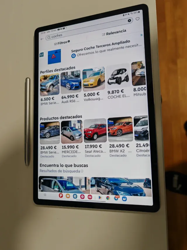 Samsung Galaxy Tab S7+ 256 gb y 8 ram. Color Plata