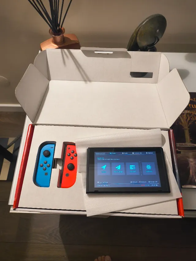 Nintendo Switch V2 con magia