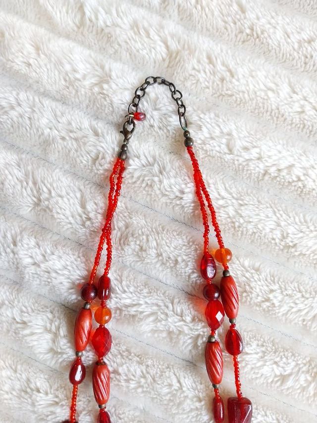 Colares Vermelhos-Bordô para Mulher