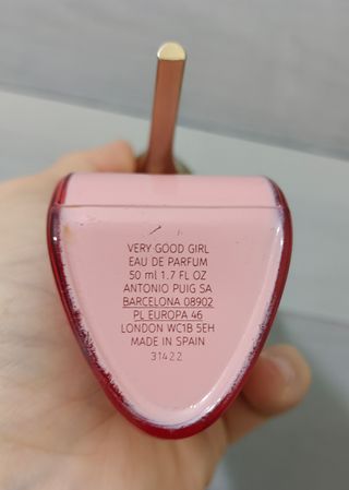 Frasco vacío Carolina Herrera Very Good Girl Elixi