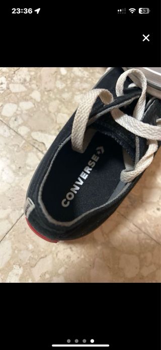 Converse Mujer Negro/Blanco