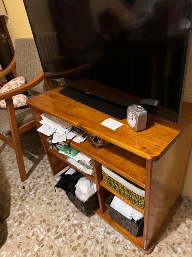 Mesa TV Madera Pino Maciza