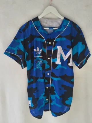 Camiseta Adidas Camuflaje Azul