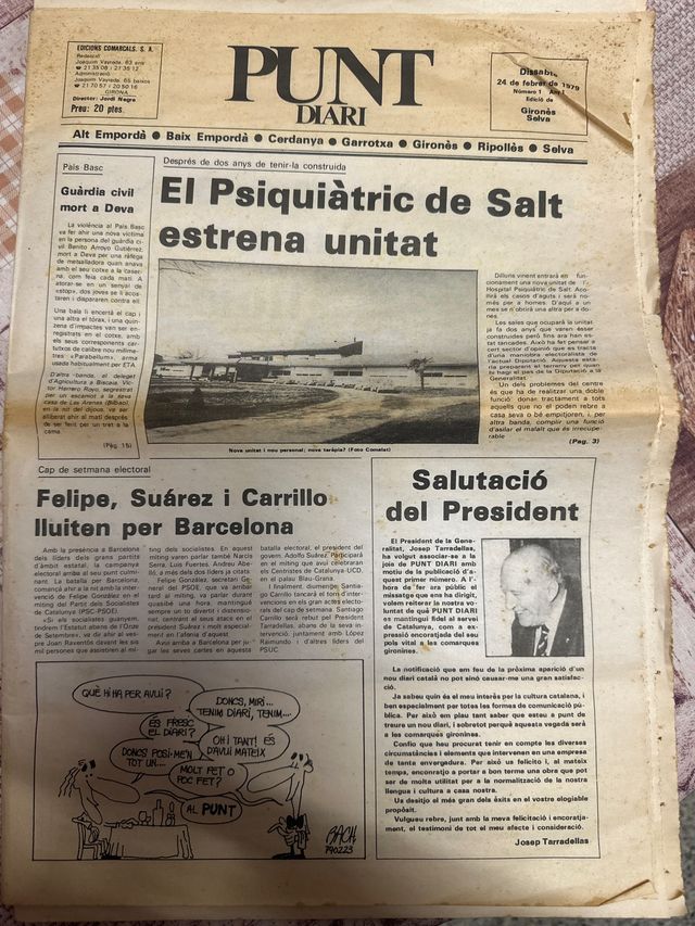 el punt diari del 24 de febrer de 1979