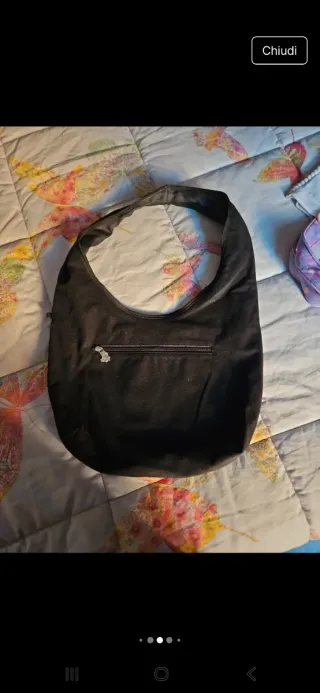 Borsa Puerco Espin nera chic