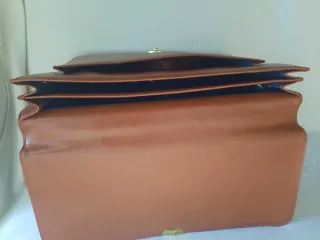 Borsa pelle da ufficio marrone