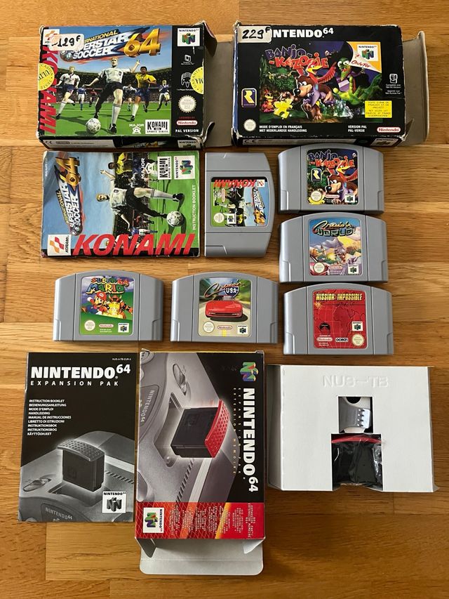 Pack Juegos Nintendo 64 + Expansion Pak