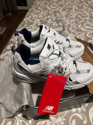 Zapatillas New Balance Running Plata/Blanco