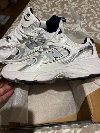 Zapatillas New Balance Running Plata/Blanco