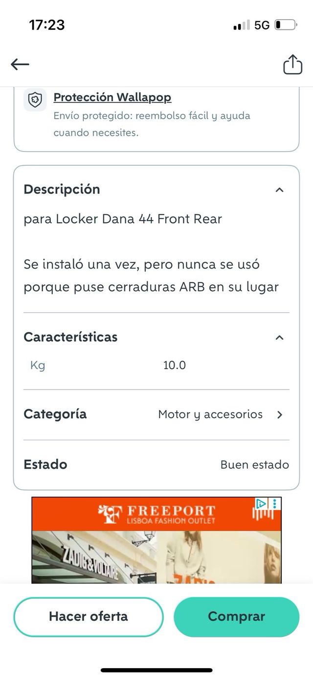 Autoblocante para Jeep