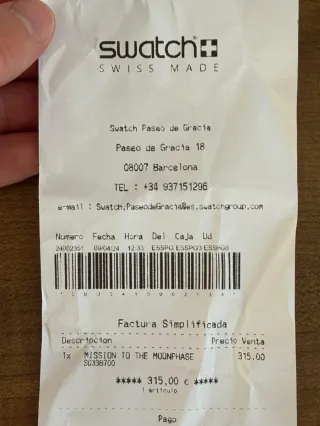 Omega x Swatch Mission to the Moonphase Negro