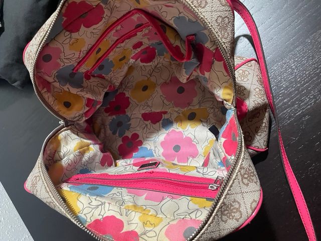 Bolso Guess Beige y Rosa