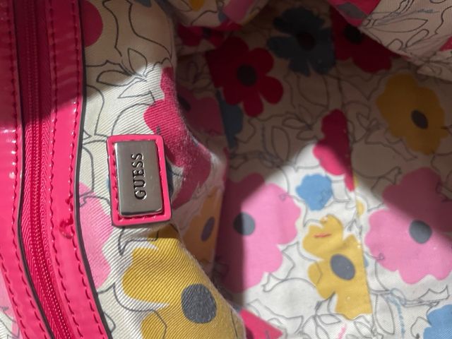 Bolso Guess Beige y Rosa