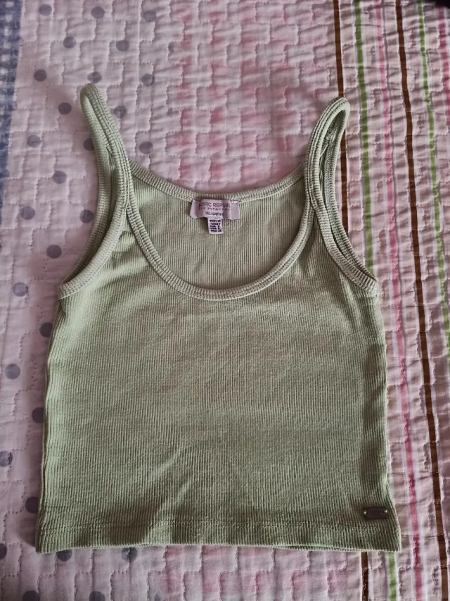 Camiseta tirantes verde TOPIC REPUBLIC S