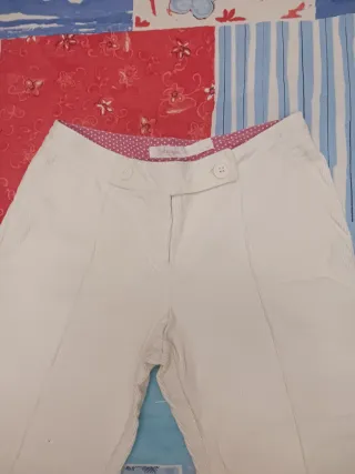 Pantalón ancho de pana Mango