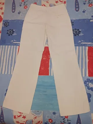 Pantalón ancho de pana Mango