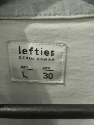 Chaqueta vaquera Lefties azul claro Talla L