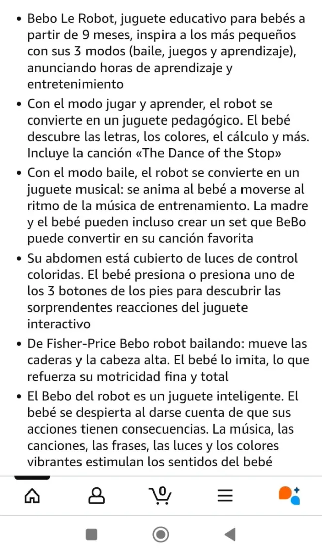 Robot Fisher Price Robi