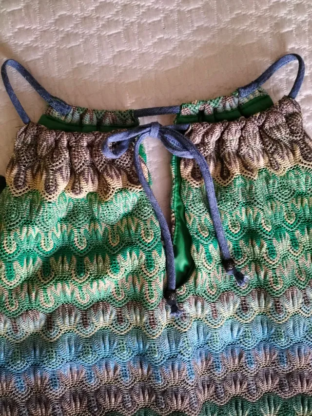 Vestido corto de verano tejido