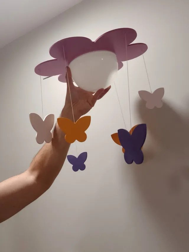 Lámpara infantil mariposas