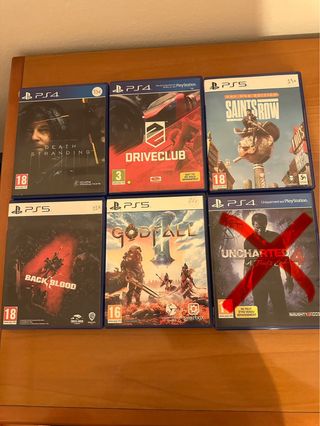 Lotto Giochi PS4/PS5