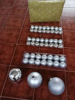 Lote bolas adornos Navidad Nuevo