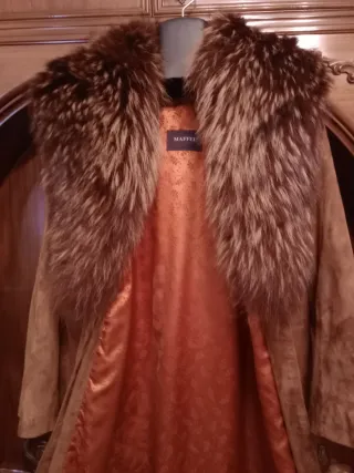 Cappotto lungo in renna donna