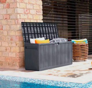 ¡SUPER OFERTA! Baúl exterior de jardín 270L Nuevo