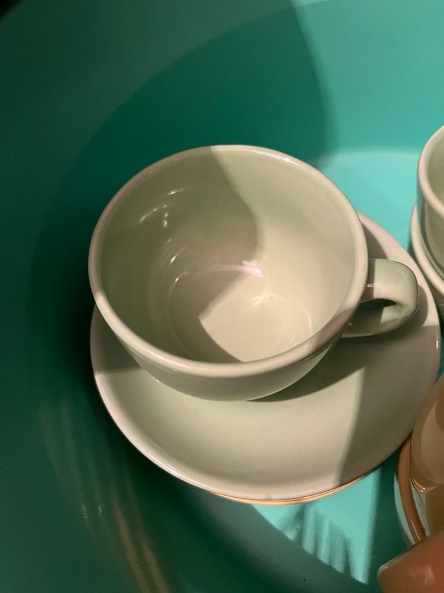 Set di tazze da caffè in ceramica