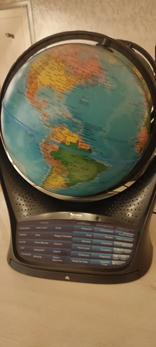 Globo Terráqueo Interactivo Educativo