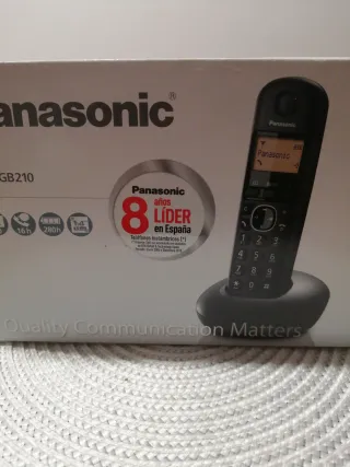 Teléfono Inalámbrico Panasonic Negro