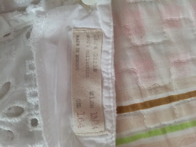 Blusa Zara niña blanca bordada