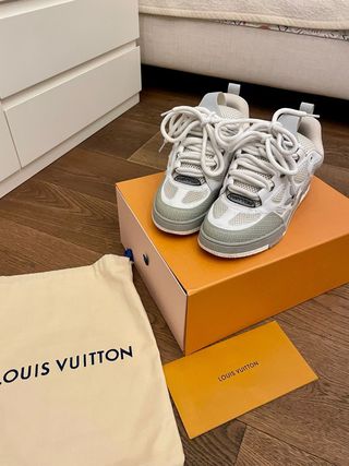 Louis Vuitton Skate grigie/bianche usate poco