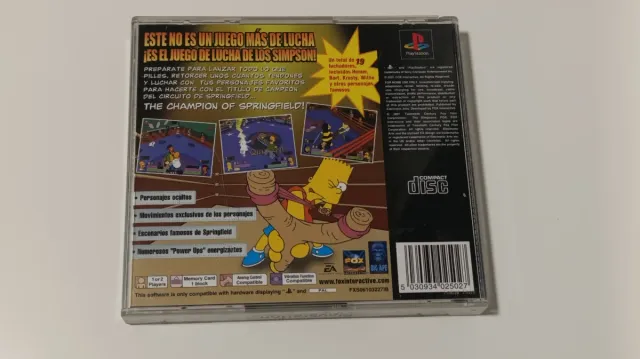 Los Simpson Wrestling PS1